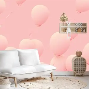 Papier Peint Ballons Roses – Image 4