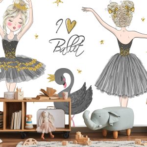 Papier Peint Danseur De Ballet Et Cygne Noir – Image 5