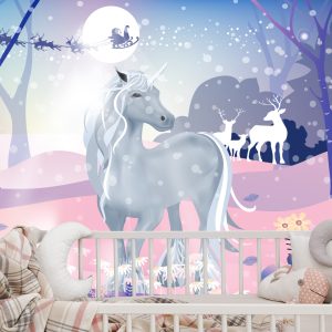 Papier Peint Licornes Dans La Neige – Image 6