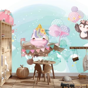 Papier Peint Animaux Volants Mignons – Image 3