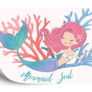 Papier Peint Sirènes Avec Des Plantes – Image 2