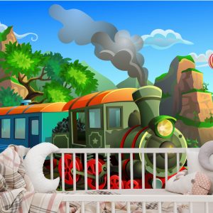 Papier Peint Train Et Paysage – Image 6