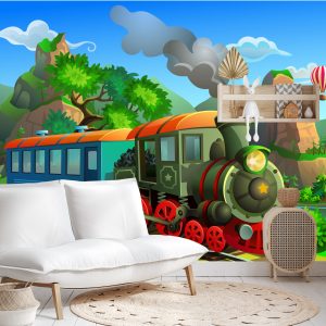 Papier Peint Train Et Paysage – Image 4