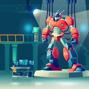 Papier Peint Robots Dans Le Laboratoire – Image 1