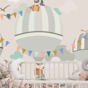 Papier Peint Animaux Et Ballons Volants – Image 6