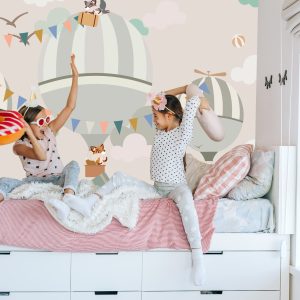 Papier Peint Animaux Et Ballons Volants – Image 7