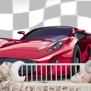 Papier Peint Voiture De Sport Rouge – Image 6