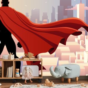 Papier Peint Super-Héros Dans Une Cape – Image 5