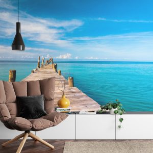 Papier Peint Paysage Mer 3D – Image 4