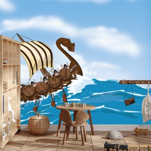 Papier Peint Navire Sur La Mer – Image 3