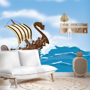 Papier Peint Navire Sur La Mer – Image 4