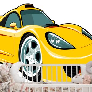 Papier Peint Voiture Jaune De Conte De Fées – Image 6