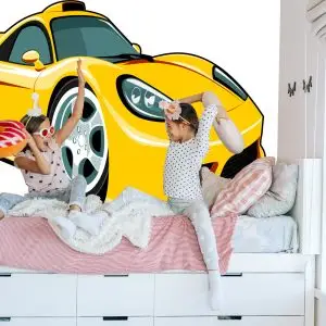 Papier Peint Voiture Jaune De Conte De Fées – Image 7