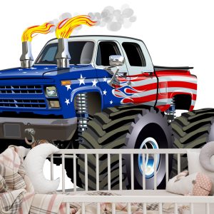 Papier Peint Camion Américain Monstera – Image 6