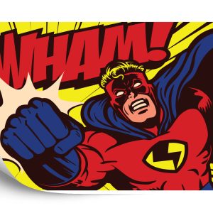 Papier Peint Super-Héros Comique – Image 2