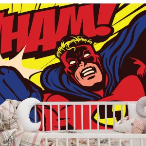 Papier Peint Super-Héros Comique – Image 6