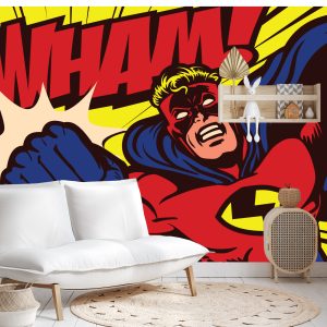 Papier Peint Super-Héros Comique – Image 4