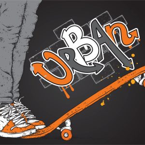 Papier Peint Patineur Et Planche À Roulettes – Image 1