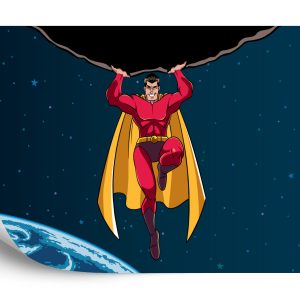 Papier Peint Super-Héros Dans L'espace – Image 2