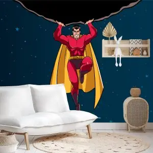 Papier Peint Super-Héros Dans L'espace – Image 4