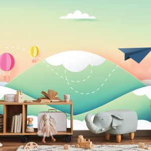 Papier Peint Avion En Papier Dans Le Ciel – Image 5