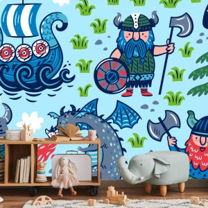 Papier Peint Monde Viking – Image 5