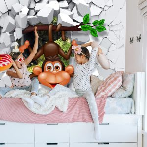 Papier Peint Singe Heureux – Image 7