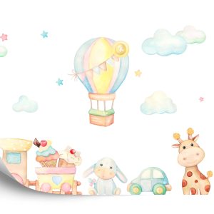 Papier Peint Jouets Dans Des Tons D'aquarelle – Image 2