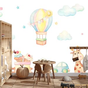 Papier Peint Jouets Dans Des Tons D'aquarelle – Image 3