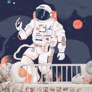 Papier Peint Astronaute Dans L'espace Et Les Planètes – Image 6
