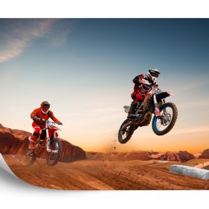 Papier Peint Motos Dans Le Désert – Image 2