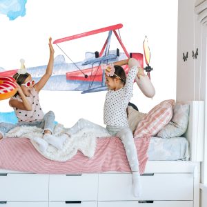 Papier Peint Avions Peints À L'aquarelle – Image 7