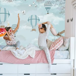 Papier Peint Ballons Et Avions Rétro – Image 7