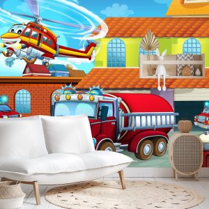 Papier Peint Pompiers De Conte De Fées – Image 4