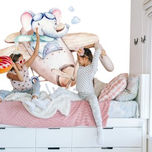 Papier Peint Petit Éléphant Dans L'avion – Image 7