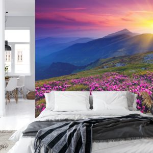 Papier Peint Paysage Fleurs – Image 8