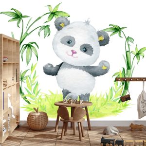Papier Peint Panda Et Bambou – Image 3