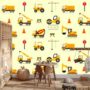 Papier Peint Excavatrices Et Tombereaux – Image 3