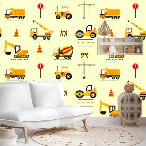 Papier Peint Excavatrices Et Tombereaux – Image 4