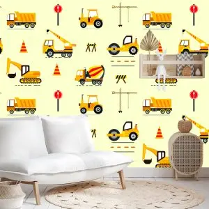 Papier Peint Excavatrices Et Tombereaux – Image 4