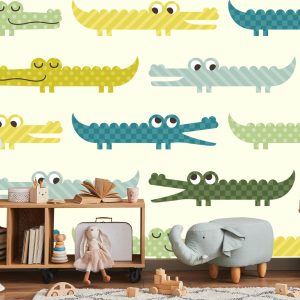 Papier Peint Alligators Colorés – Image 5