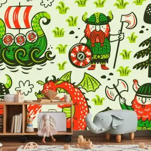 Papier Peint Vikings Et Dragons – Image 5