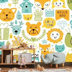 Papier Peint Ours En Peluche Et Plantes – Image 5