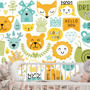 Papier Peint Ours En Peluche Et Plantes – Image 6