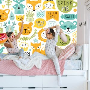 Papier Peint Ours En Peluche Et Plantes – Image 7