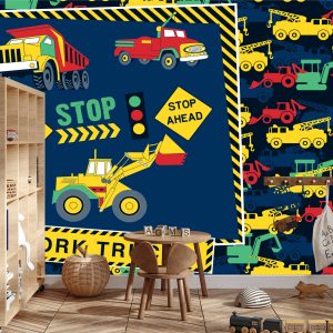 Papier Peint Camions Colorés – Image 3