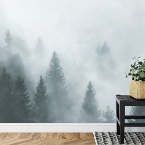 Papier Peint Forêt Dans Le Brouillard – Image 7