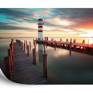 Papier Peint Paysage Jetée 3D – Image 2