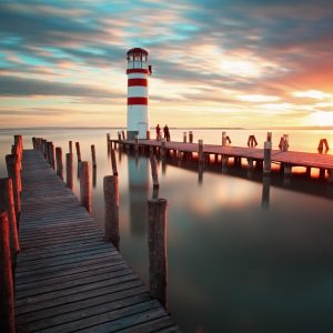 Papier Peint Paysage Jetée 3D – Image 1