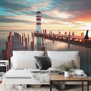 Papier Peint Paysage Jetée 3D – Image 3